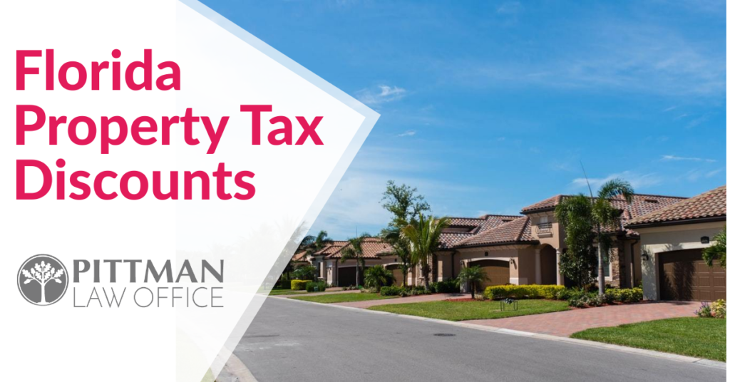 Florida Property Tax Discounts